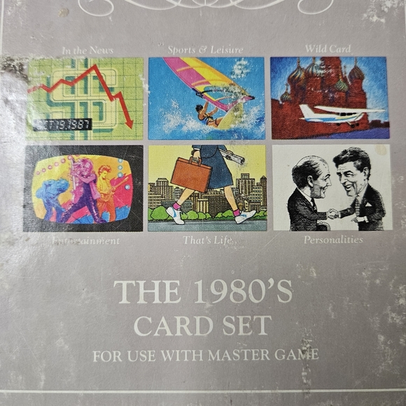 Trivia Pursuit The 1980's Card Set for use with Master Game - Picture 6 of 10